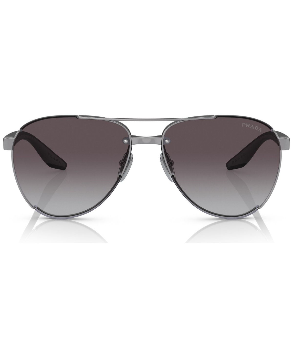 Shop Prada Men's Sunglasses, Ps 51ys61-y In Gunmetal