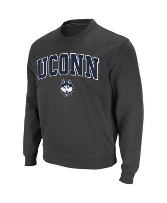 Men's UConn Huskies Arch and Logo Crew Neck Sweatshirt