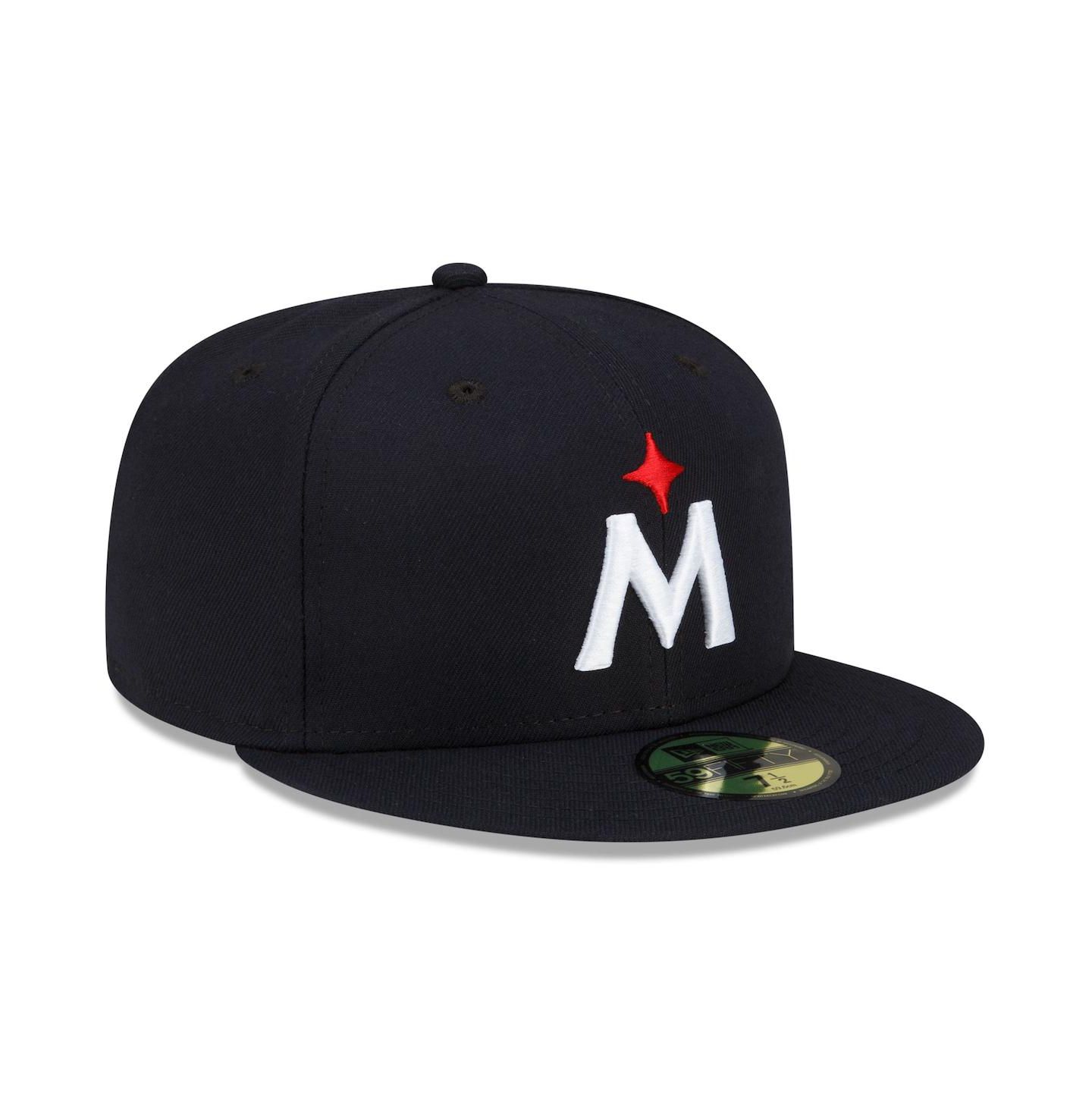 Мужская кепка New Era Navy Minnesota Twins 2023 Authentic Collection Road 59FIFTY Fitted Hat — фото 3