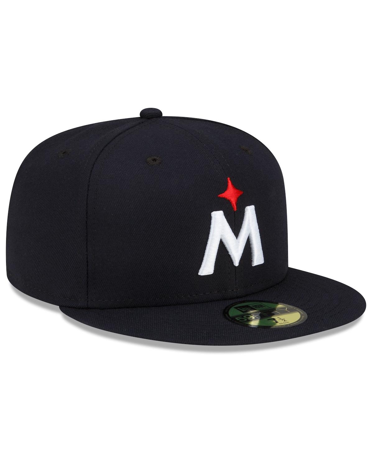 NEW ERA MEN'S NEW ERA NAVY MINNESOTA TWINS 2023 AUTHENTIC COLLECTION ROAD 59FIFTY FITTED HAT 