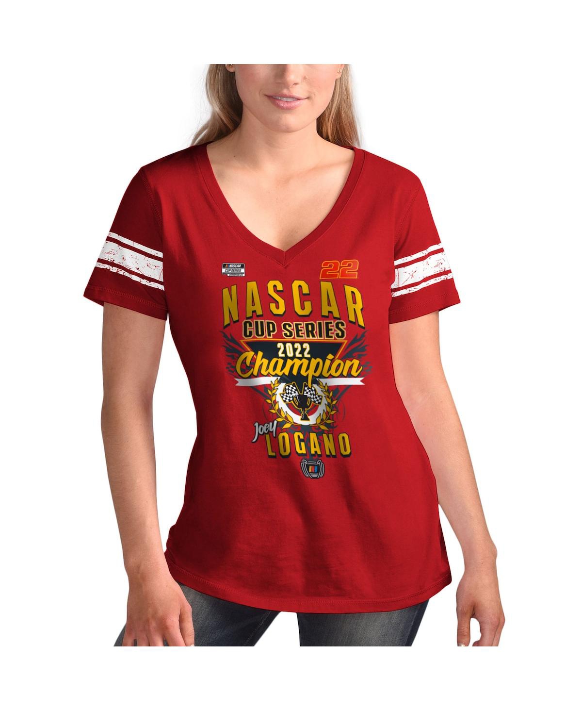 UPC 196658055810 product image for Women's G-iii 4Her by Carl Banks Red Joey Logano 2022 Nascar Cup Series Champion | upcitemdb.com
