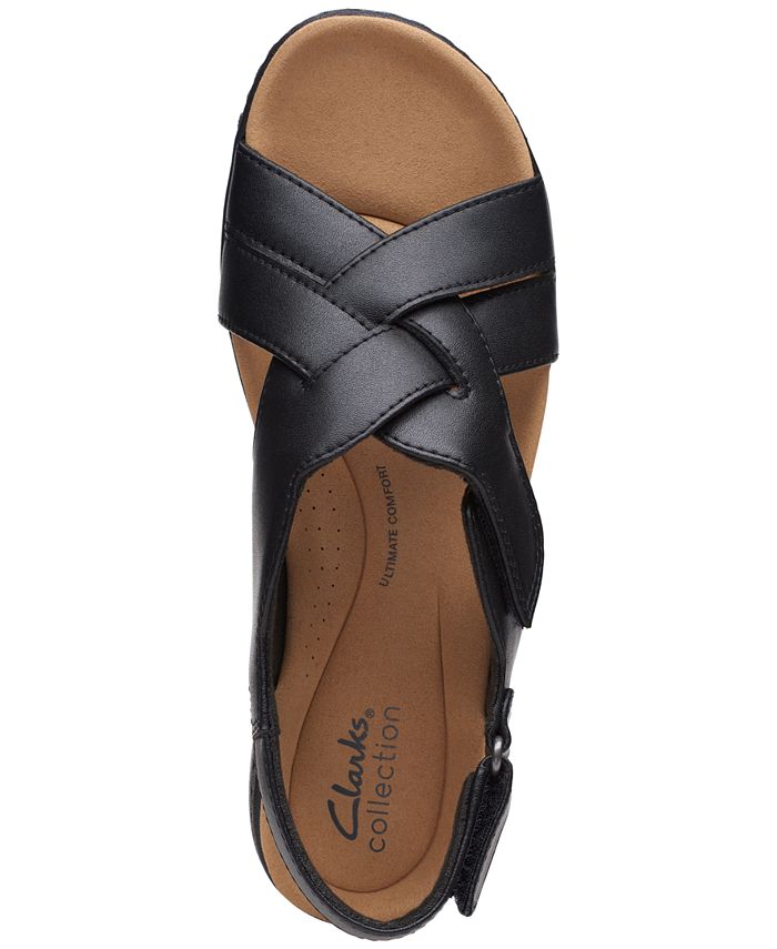 Clarks Women's Merliah Echo Slip-On Slingback Wedge Sandals - Macy's