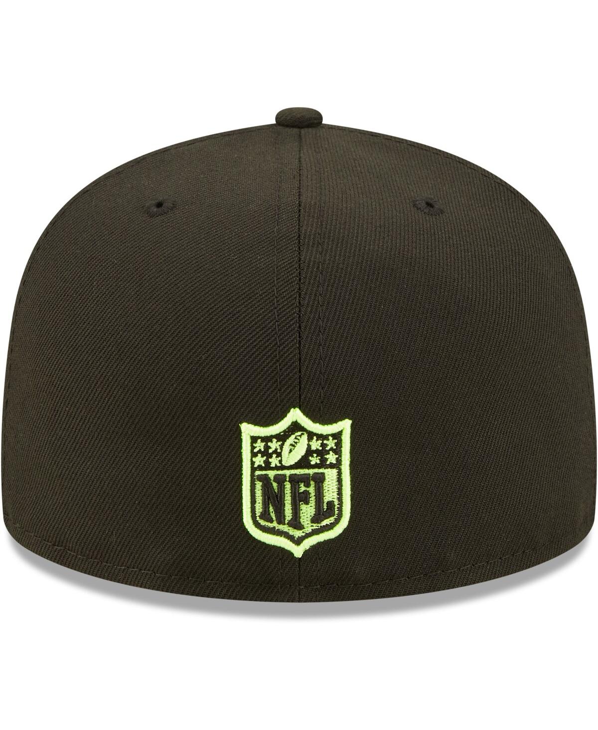 Men's New EraPittsburgh Steelers Super Bowl Xl Summer Pop 59Fifty Fitted Hat - Black