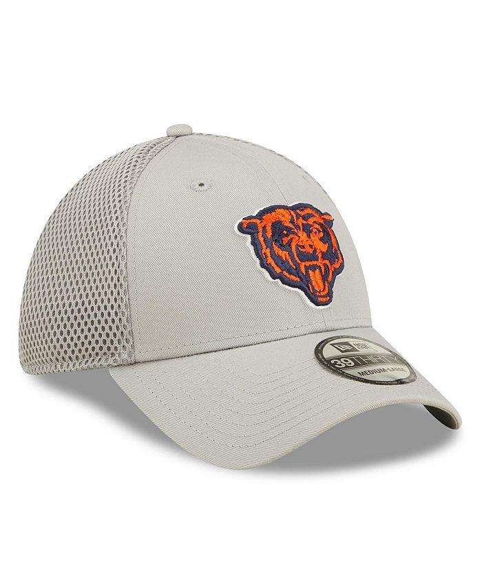 New Era Men's Gray Chicago Bears Team Neo 39Thirty Flex Hat - Macy's