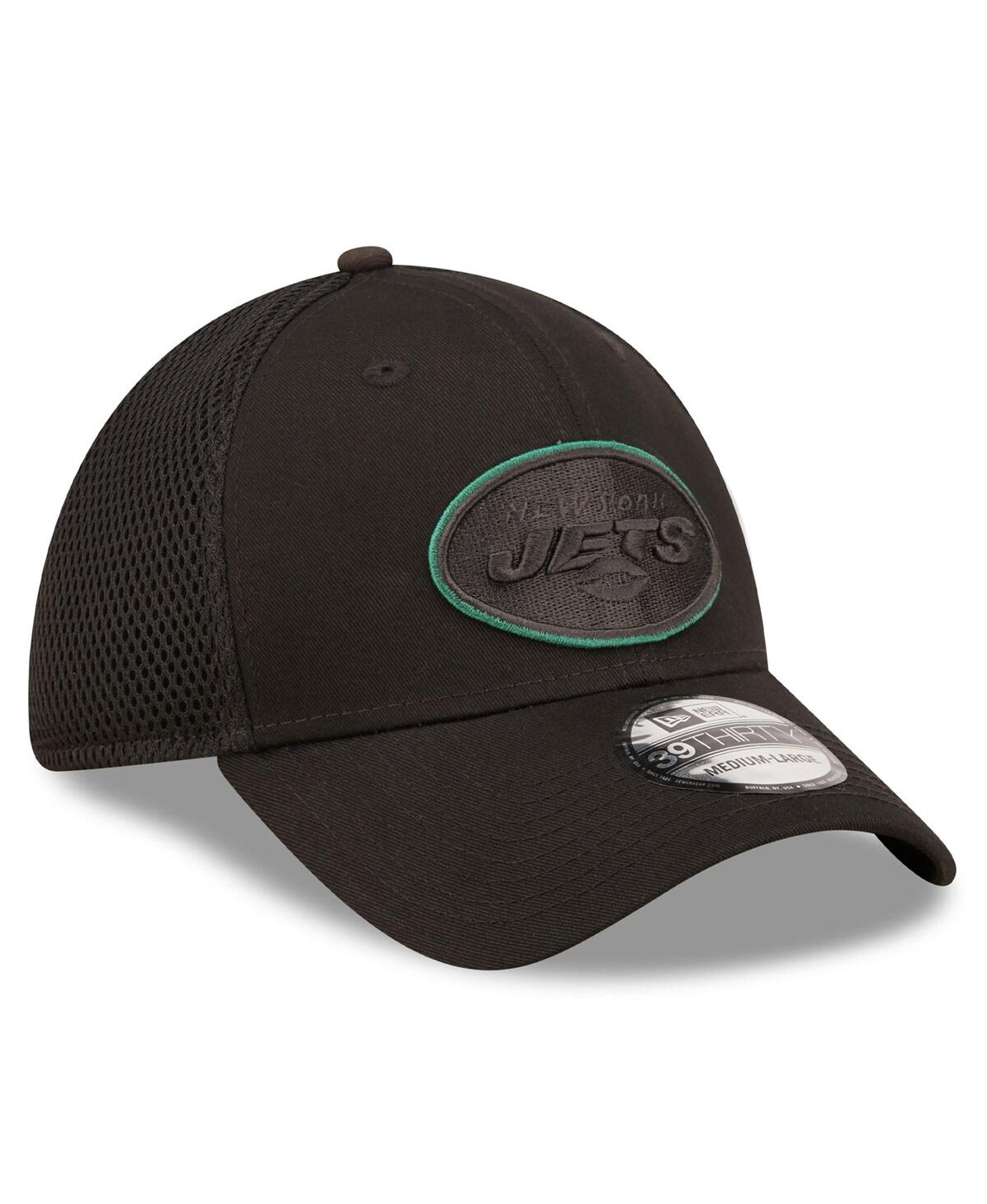 Men's New EraNew York Jets Team Neo 39Thirty Flex Hat - Black