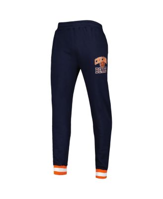 Men's Navy Chicago Bears Blitz Fleece Jogger Pants