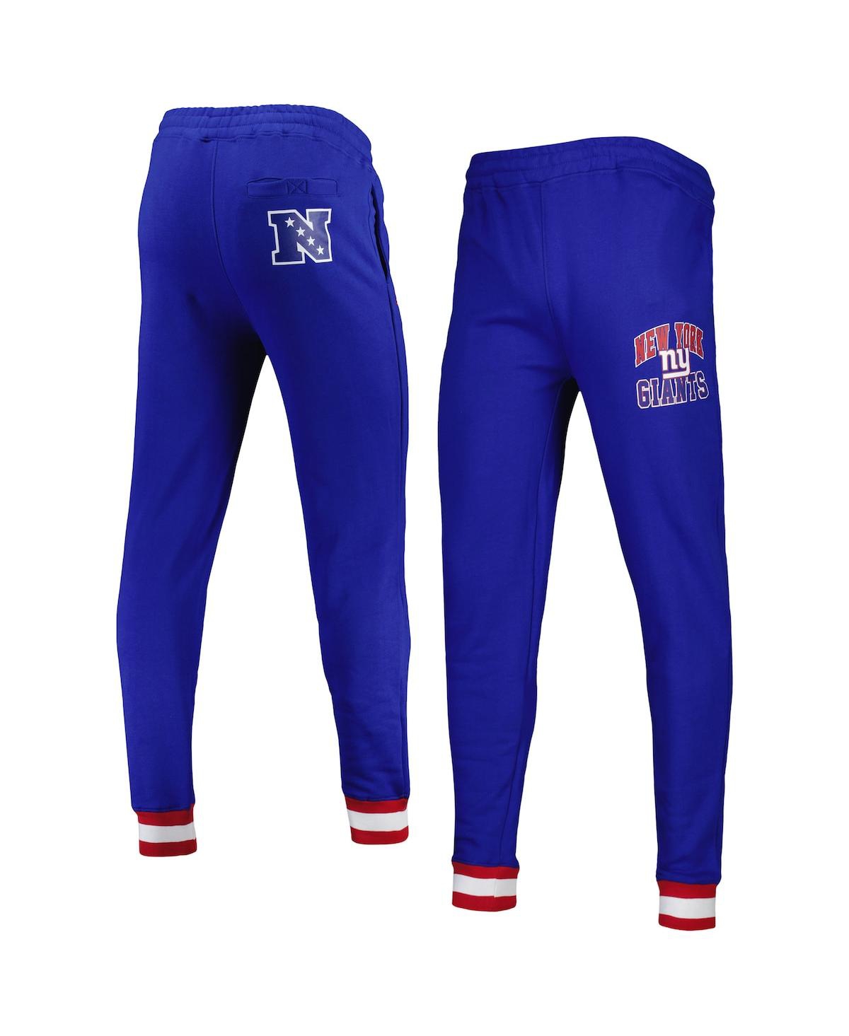 Starter Men's  Royal New York Giants Blitz Fleece Jogger Pants
