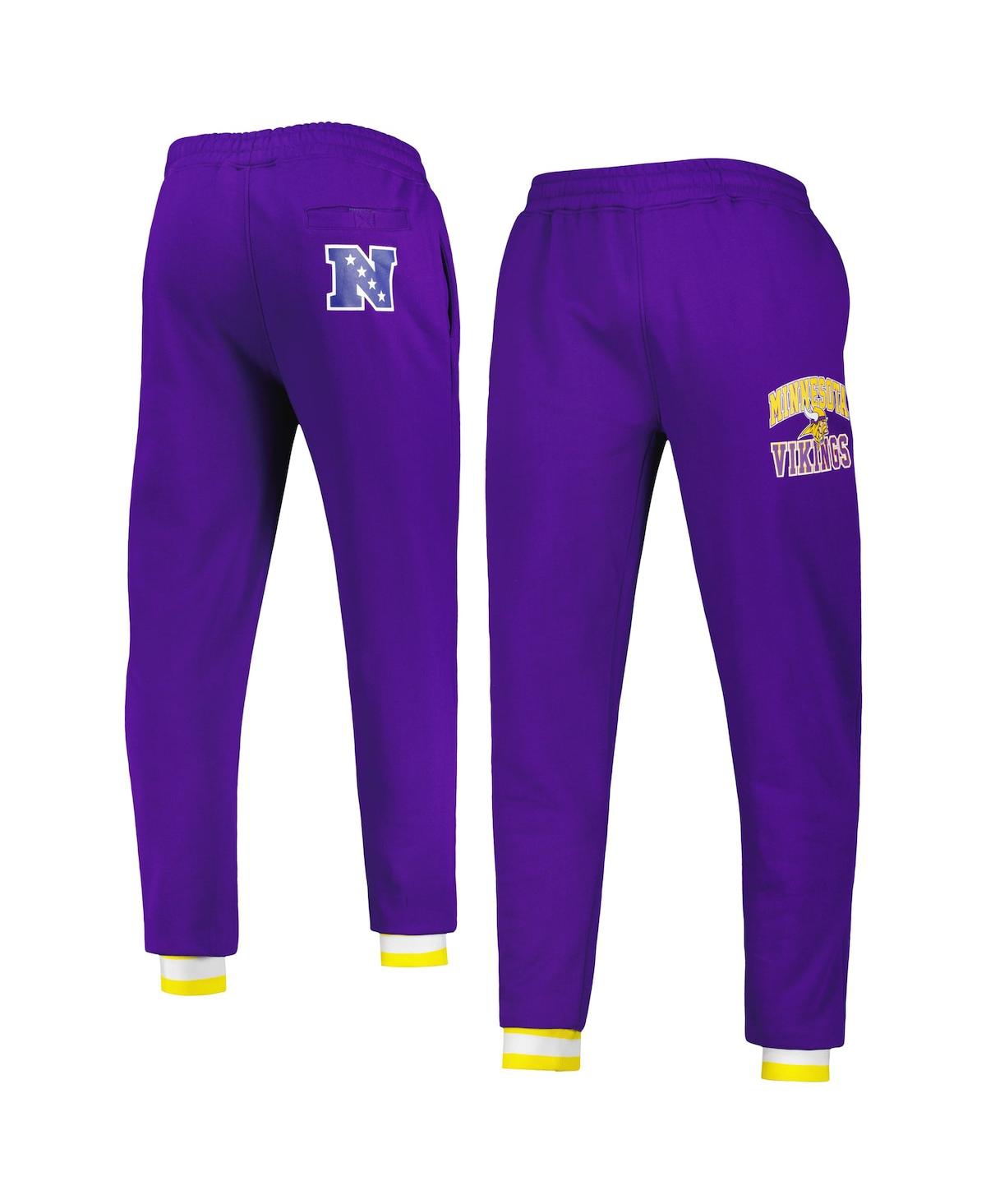 Shop Starter Men's  Purple Minnesota Vikings Blitz Fleece Jogger Pants