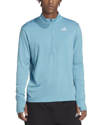 adidas Men's Own The Run Half-Zip Long-Sleeve Shirt - Macy's
