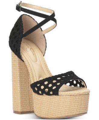 Jessica Simpson - Women's Aditi Peep-Toe Platform Sandals