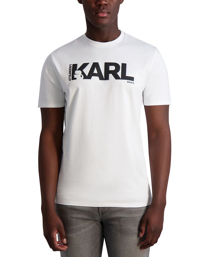 Karl Lagerfeld Paris Men's Slim-Fit Logo Graphic T-Shirt, Created for ...