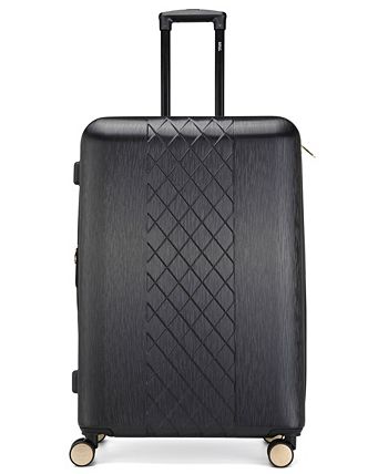 Badgley Mischka Diamond 3 Piece Expandable Luggage Set - Macy's
