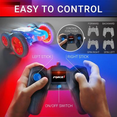Tornado Red LED Remote Control Car for Kids