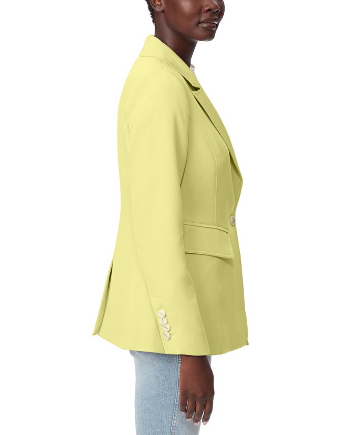 Sam Edelman Women's Notch-Collar Long-Sleeve Tapered Blazer - Macy's