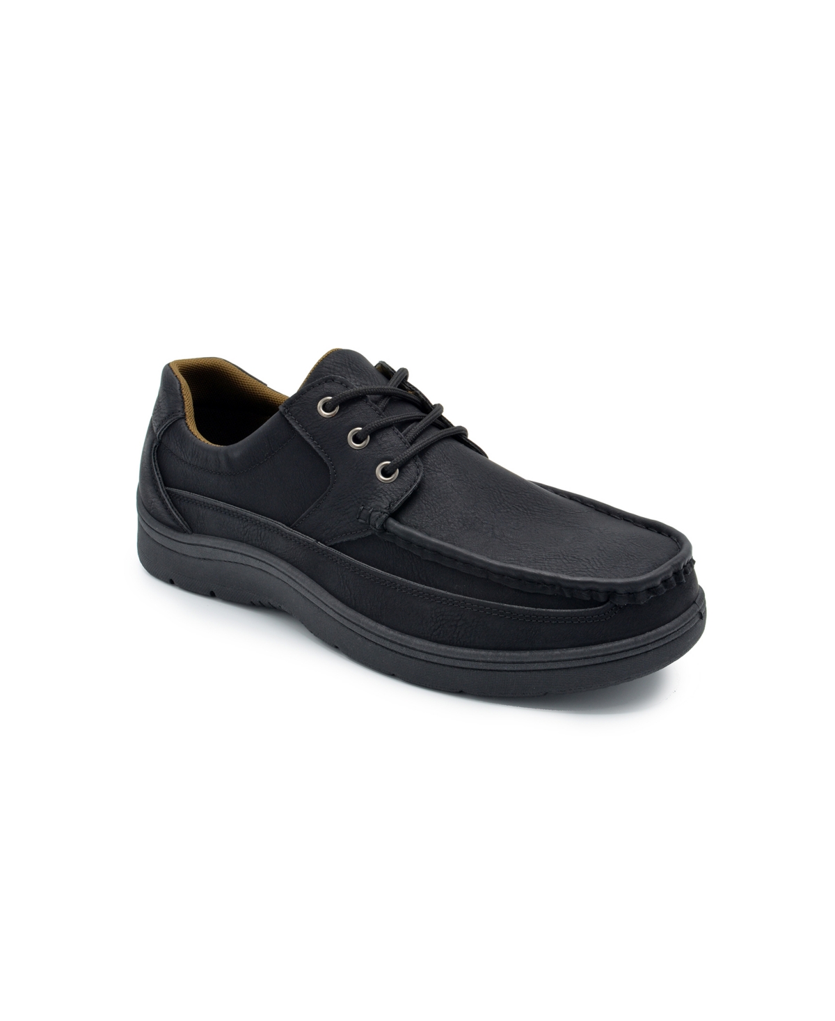 Aston Marc Men's Lace-Up Walking Casual Shoes - Black