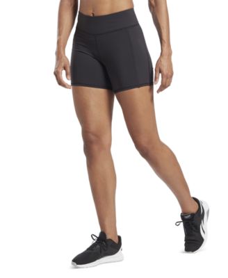 Reebok - Women's High-Rise Lux Sweat-Wicking Shorts