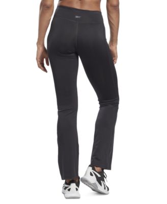 Reebok Women's Workout Ready Crossover-Waist Bootcut Pants Macy's