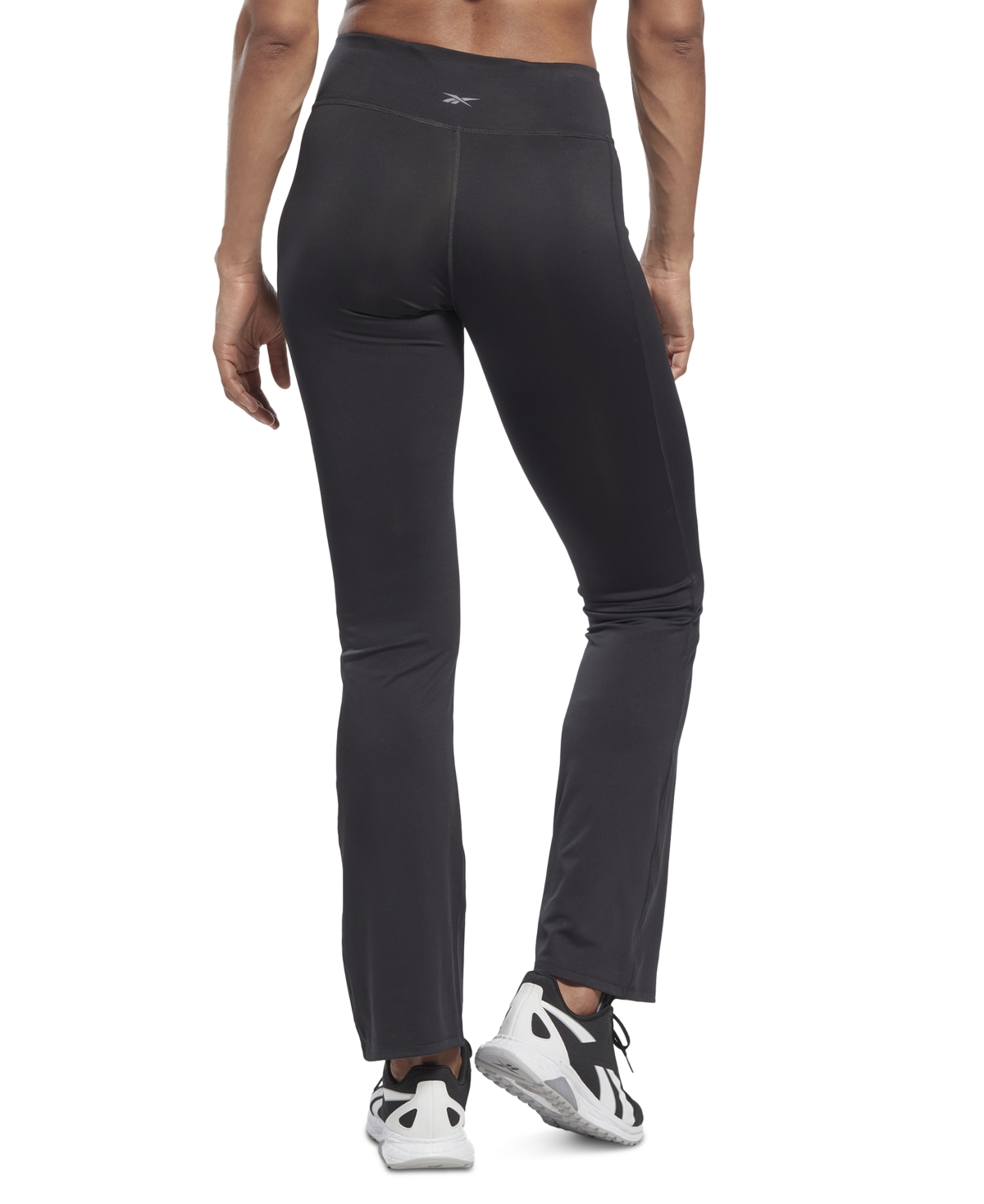 Reebok Women's Workout Ready Crossover-Waist Bootcut Pants