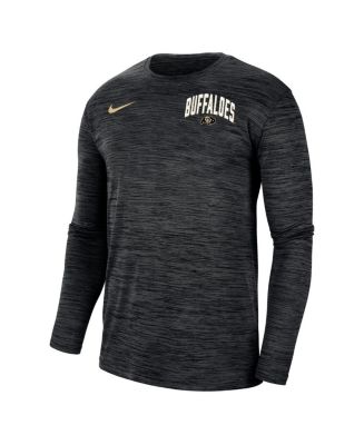 Nike Men's Black Colorado Buffaloes Velocity Sideline Performance Space ...