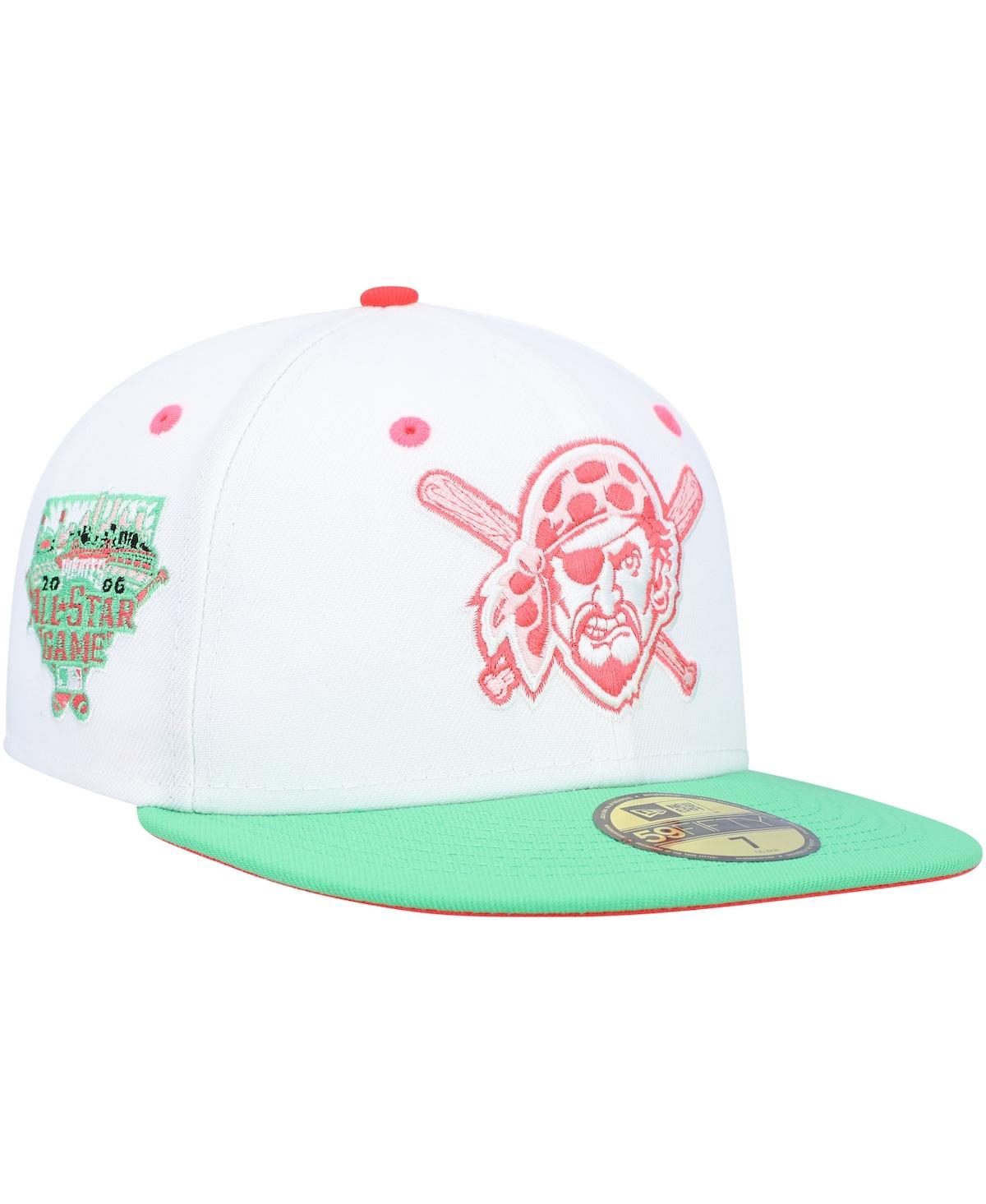 Men's New Era Green Pittsburgh Pirates Watermelon Lolli 59FIFTY Fitted Hat - Green
