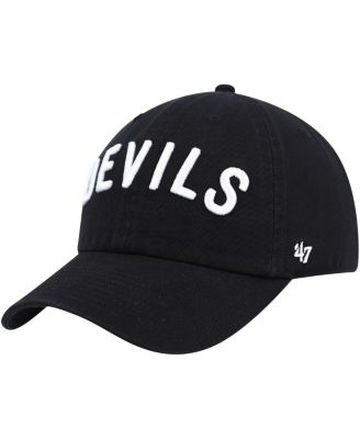 Men's Black New Jersey Devils Clean Up Adjustable Hat