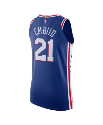 Men's Joel Embiid Royal Philadelphia 76ers 2020/21 Authentic Player Jersey - Icon Edition