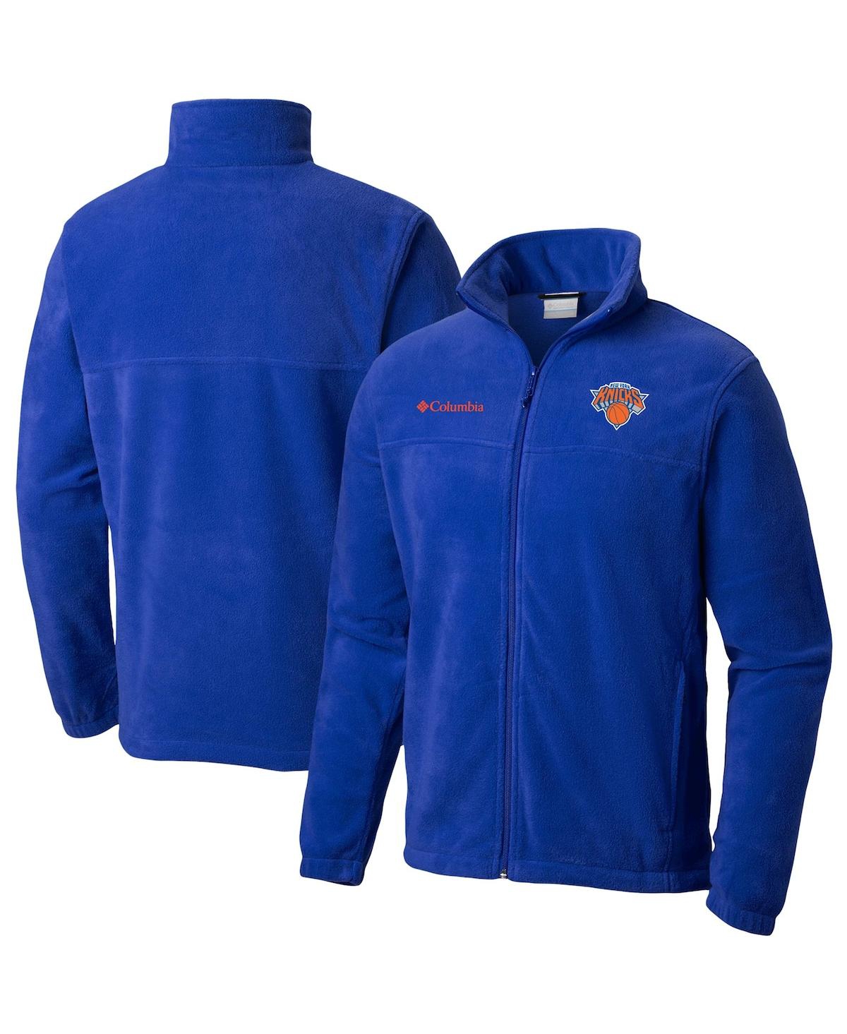 Shop Columbia Men's  Blue New York Knicks Steens Mountain 2.0 Full-zip Jacket