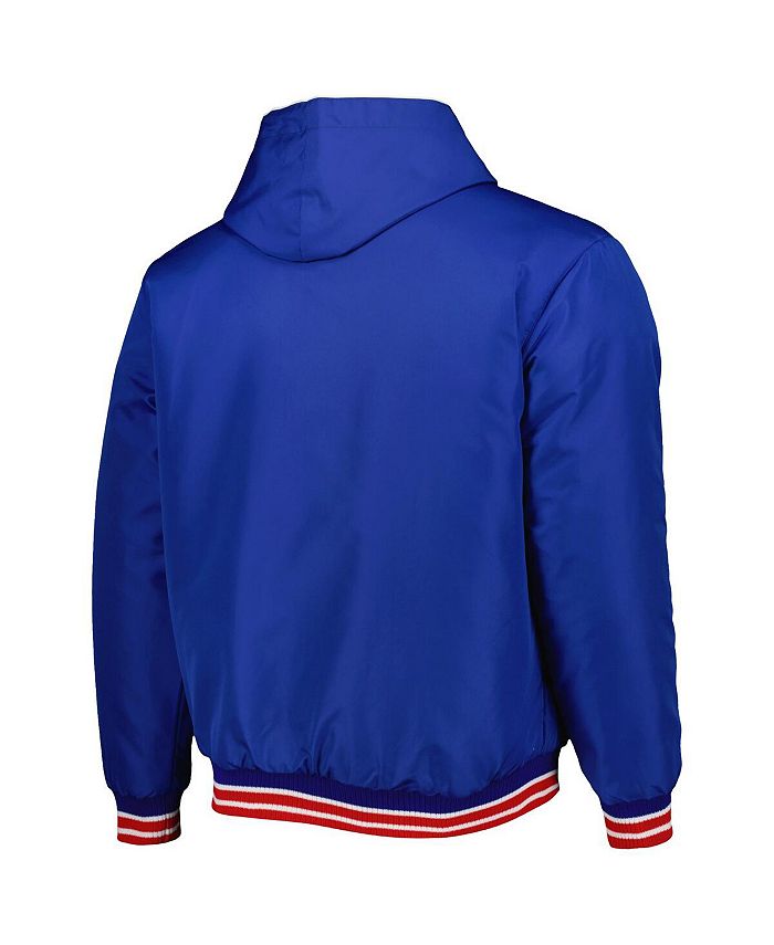 JH Design Men's Royal Philadelphia Phillies Reversible Fleece FullSnap