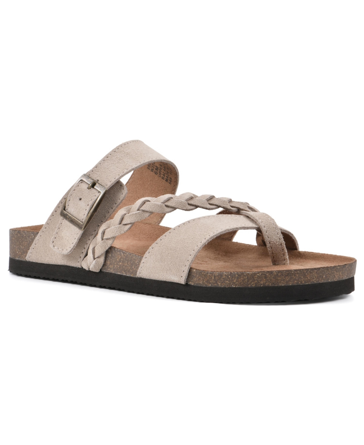 WHITE MOUNTAIN WOMEN'S HAZY FOOTBED SANDALS 