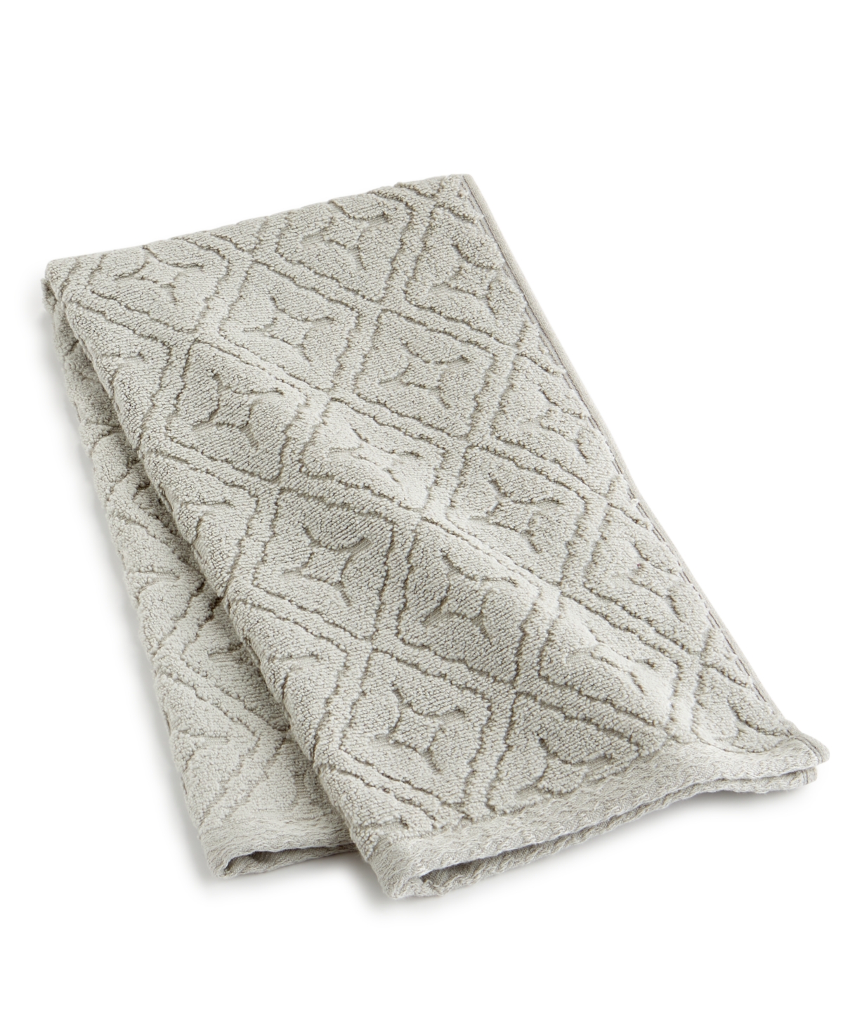 Hotel Collection Micro Cotton Sculpted Tonal Tile Hand Towel, 16" X 30", Created For Macy's In Vapor