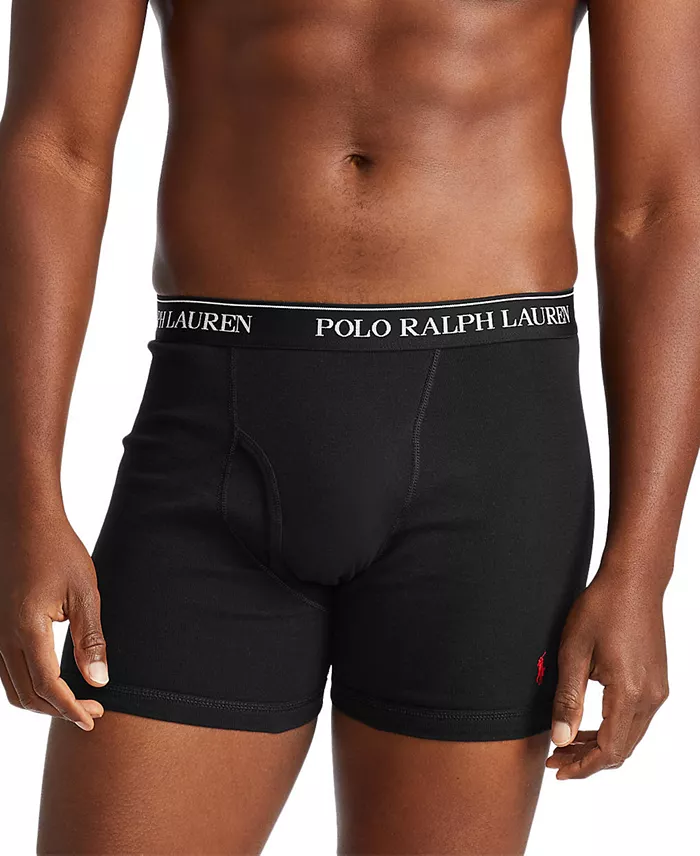 Men's 3-Pack Classic Cotton Boxer Briefs - thumbnail 2