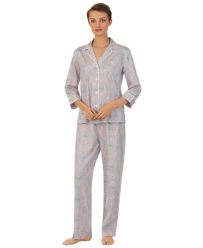 Lauren Ralph Lauren Women's Paisley-Print Pajamas Set - Macy's
