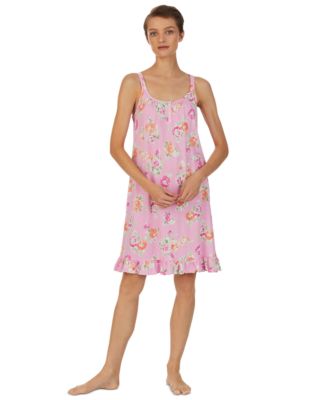 Lauren Ralph Lauren - Women's Printed Ruffled Nightgown