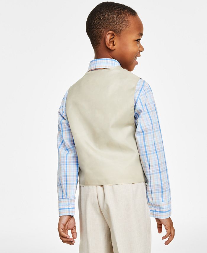 Boys linen vest outlet