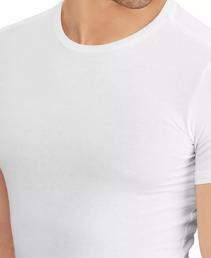 Men's 3-Pack Slim Fit Crewneck Undershirt - thumbnail 3