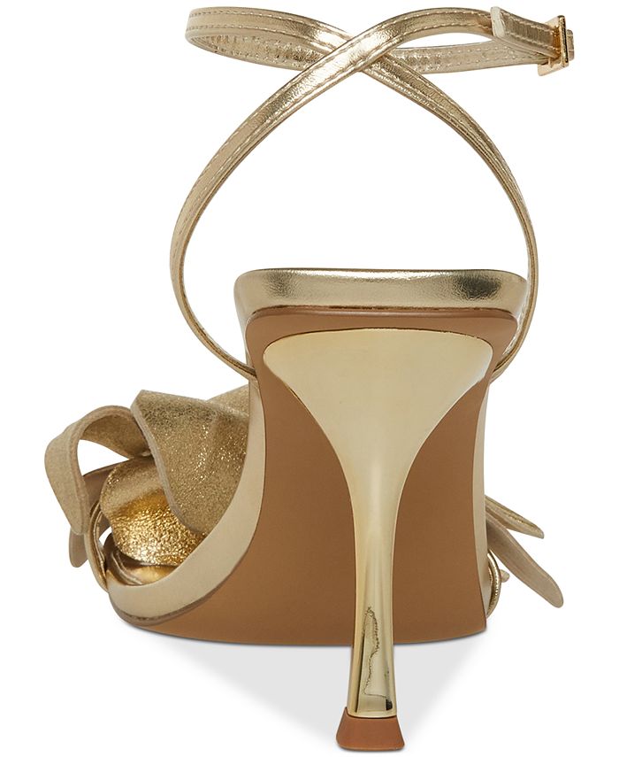 Steve Madden Women's Amani Floral AnkleStrap Stiletto Sandals