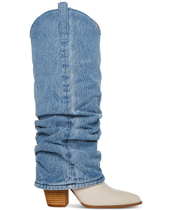 Steve Madden Women's Lassy Cuffed Western Boots Macy's