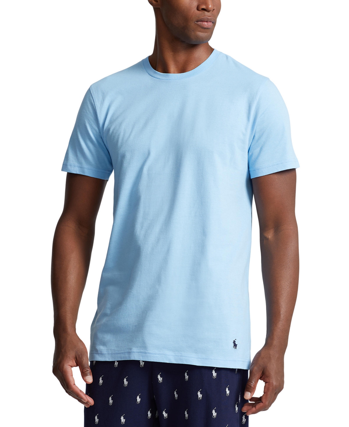 Polo Ralph Lauren Men's Classic-Fit Undershirt, 3-Pack -/ Resort Orange / Sutton Bl