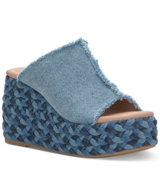 Lucky Brand - Women's Scippio Frayed Platform Sandals