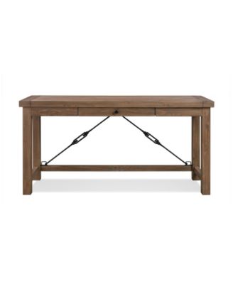 Autumn Flint Oak Home Office Writing Desk