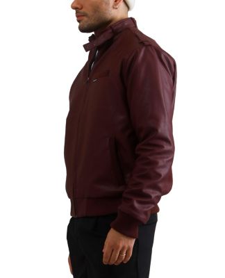 Men's Faux Leather Iconic Racer Jacket