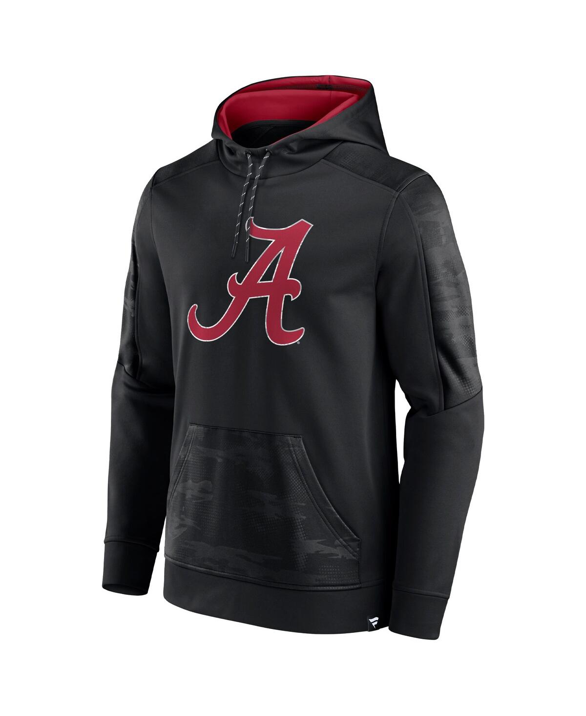 Fanatics Men's  Black Alabama Crimson Tide On The Ball Pullover Hoodie In Black