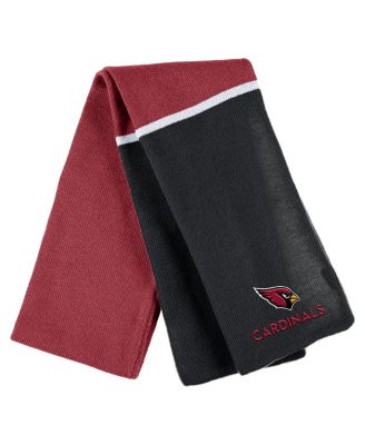 Women's Cardinal Arizona Cardinals Colorblock Cuffed Knit Hat with Pom and Scarf Set