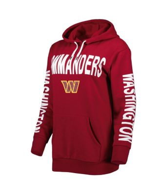 Women's Burgundy Washington Commanders Extra Point Pullover Hoodie