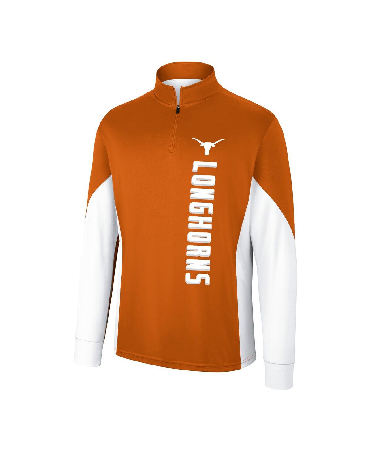 Shop Colosseum Men's  Texas Orange Texas Longhorns Bart Quarter-zip Windshirt