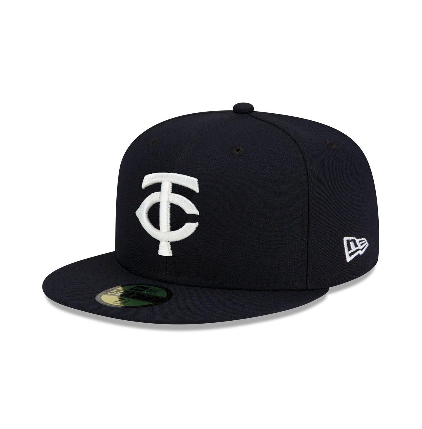 Мужская кепка New Era Navy Minnesota Twins 2023 Authentic Collection Alternate 59Fifty Fitted Hat — фото 1