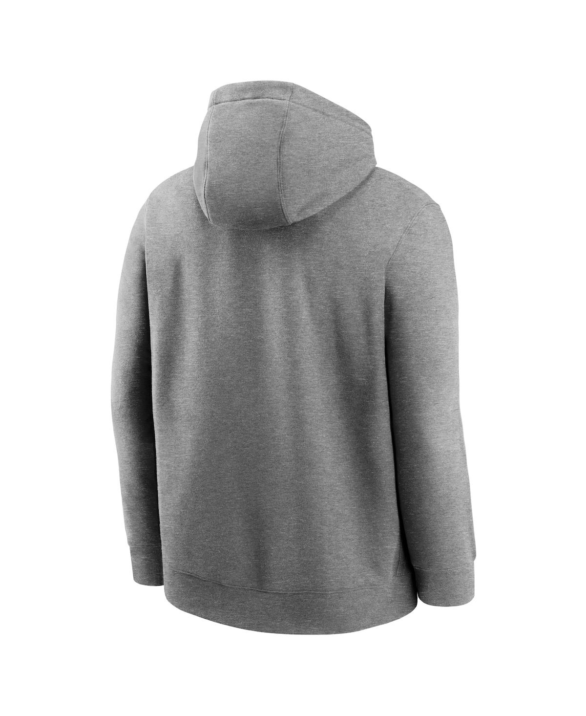 Men's Nike Heathered Gray Tampa Bay Buccaneers City Code Club Fleece Pullover Hoodie