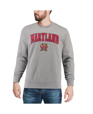 Men's Maryland Terrapins Arch and Logo Crew Neck Sweatshirt