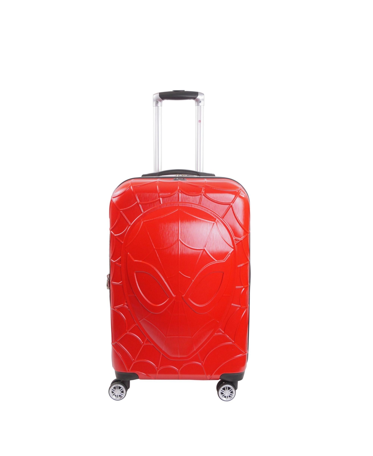 Shop Ful Marvel Molded Spiderman 25" 8 Wheel Expandable Spinner Luggage In Red