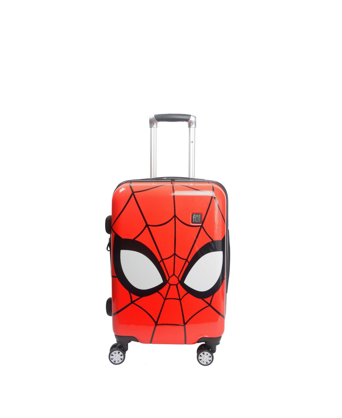 Ful Marvel Spiderman 21" Hard Sided Check In Luggage In Red